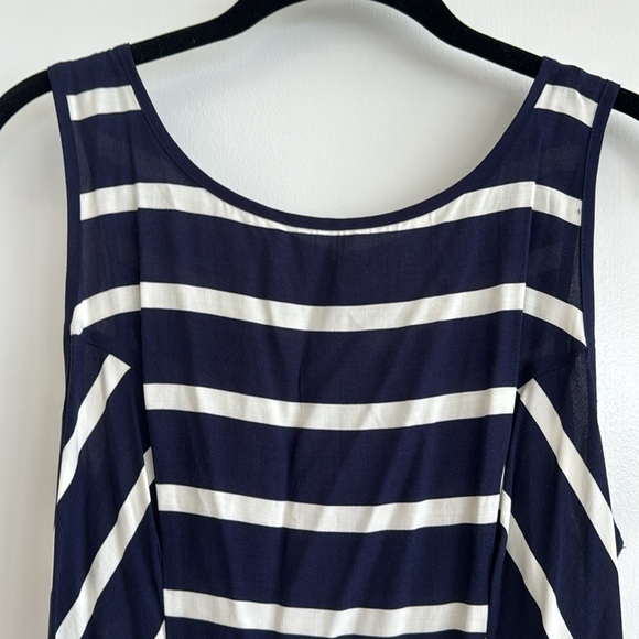 Xhilaration Striped Peplum Top Sz L - Picture 2 of 5